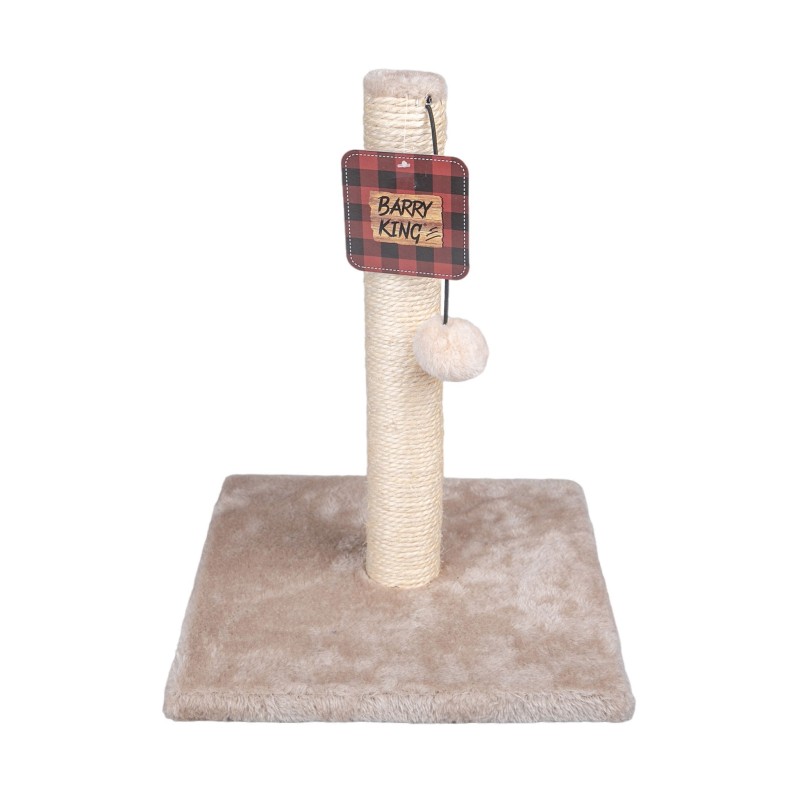 BARRY KING Drapak dla kota na podstawie z piłką - beżowy 37cm