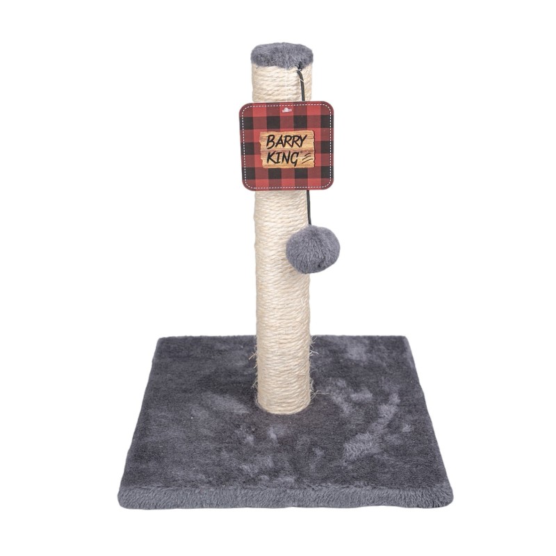 BARRY KING Drapak dla kota na podstawie z piłką - szary 37cm