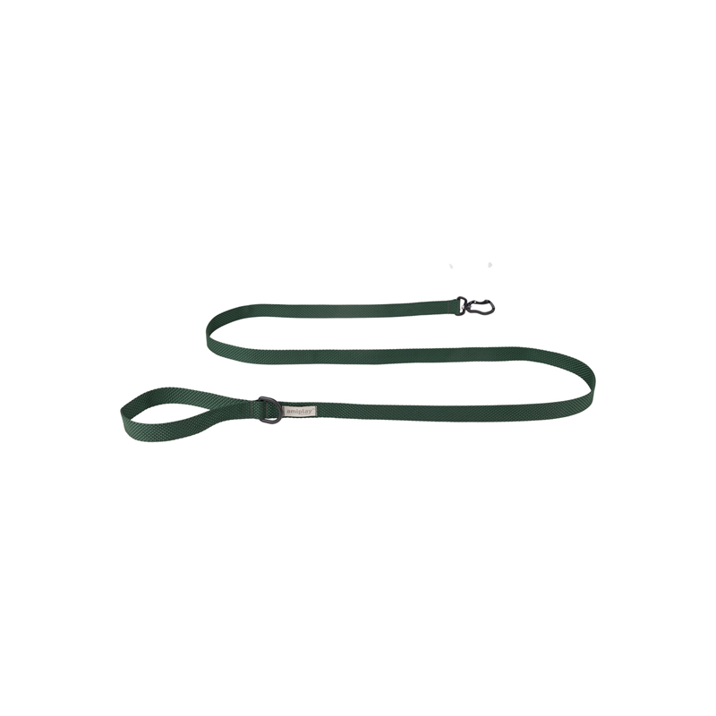 AMIPLAY Smycz Midnight - zieleń S - 180 x 1,5cm 