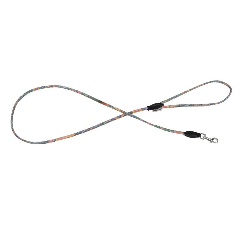 BARRY KING Smycz dla psa wzór La Fleur okrągła 8mm /120cm