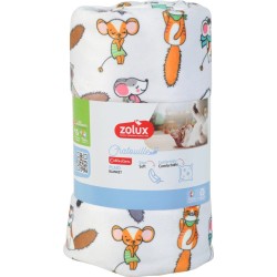 ZOLUX Legowisko dla kota pled wzór koty i myszy Chatouille 152,5x74cm