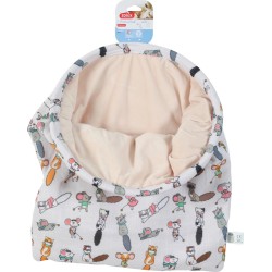 ZOLUX Legowisko dla kota śpiwór wzór koty i myszy Chatouille 45,5x58x40cm