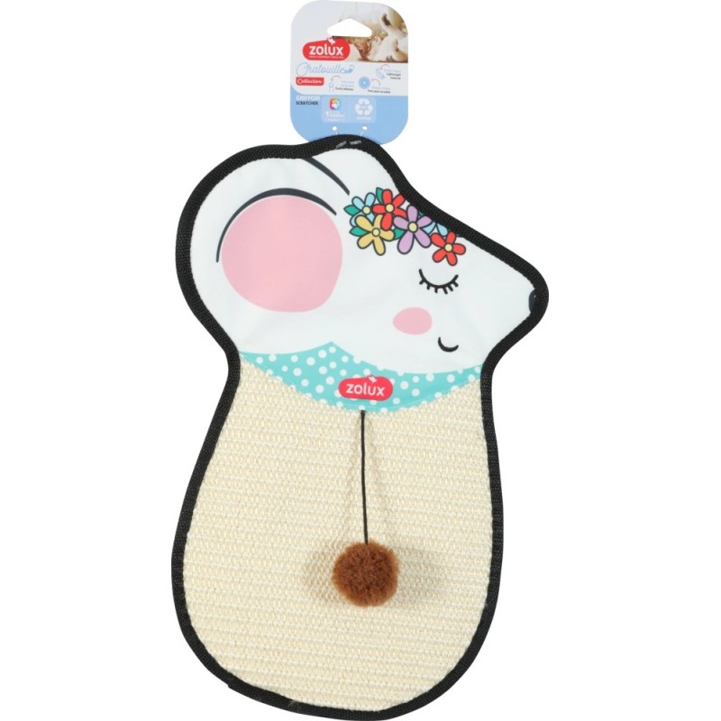 ZOLUX Drapka dla kota do powieszenia mysz sizal z zabawką Chatouille 51cm