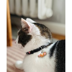 ZOLUX Obroża dla kota z zawieszką w kształcie myszy Chatouille - czarna