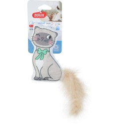 ZOLUX Zabawka dla kota z piórkami i kocimiętką kot muszka Chatouille 7,5cm
