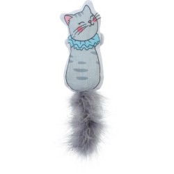 ZOLUX Zabawka dla kota z piórami i kocimiętką kot kołnierz Chatouille 15cm
