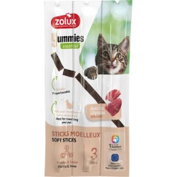 ZOLUX Miękkie przysmaki dla kota pałeczki Yummies jagnięcina ryż 3x5g