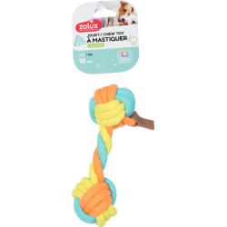 ZOLUX Zabawka dla psa gryzak hantel sznur Twist 18cm