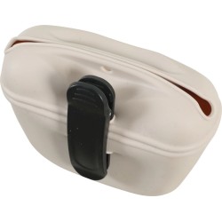 ZOLUX Saszetka na przysmaki dla psa silikonowa na magnes beżowa