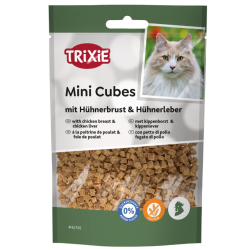 TRIXIE Mini Cubes przysmak dla kota pierś i wątróbka z kurczaka 50g