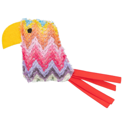 TRIXIE Papuga zabawka dla kota z kocimiętką 12cm