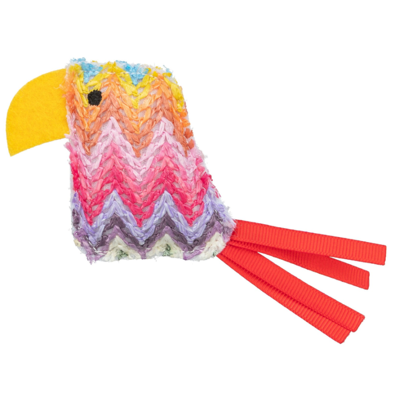 TRIXIE Papuga zabawka dla kota z kocimiętką 12cm