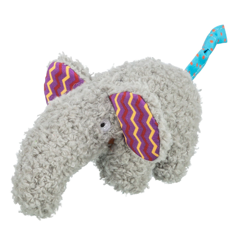 TRIXIE Słoń zabawka dla kota z kocimiętką 15cm