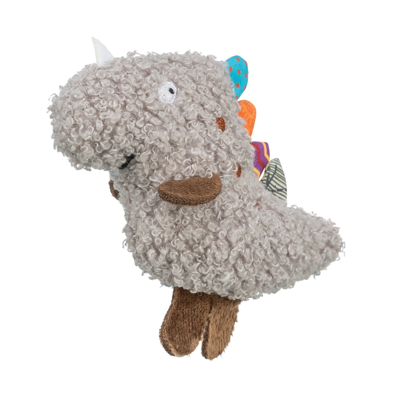 TRIXIE Dinozaur zabawka dla kota z kocimiętką 12cm