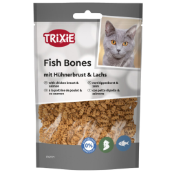 TRIXIE Fish bones przysmak dla kota pierś z kurczaka i łosoś 50g