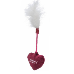 TRIXIE Serce z piórkiem zabawka dla kota 20cm