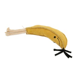 BARRY KING Zabawka dla psa banan skórzany