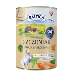 BALTICA SMAKI REGIONÓW Szczeniak Królik z marchewką 400g