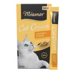 MIAMOR Cat Confect - Cream pasta kurczak z serem 6x 15g