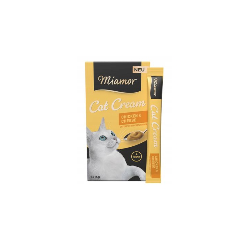 MIAMOR Cat Confect - Cream pasta kurczak z serem 6x 15g