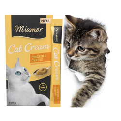 MIAMOR Cat Confect - Cream pasta kurczak z serem 6x 15g
