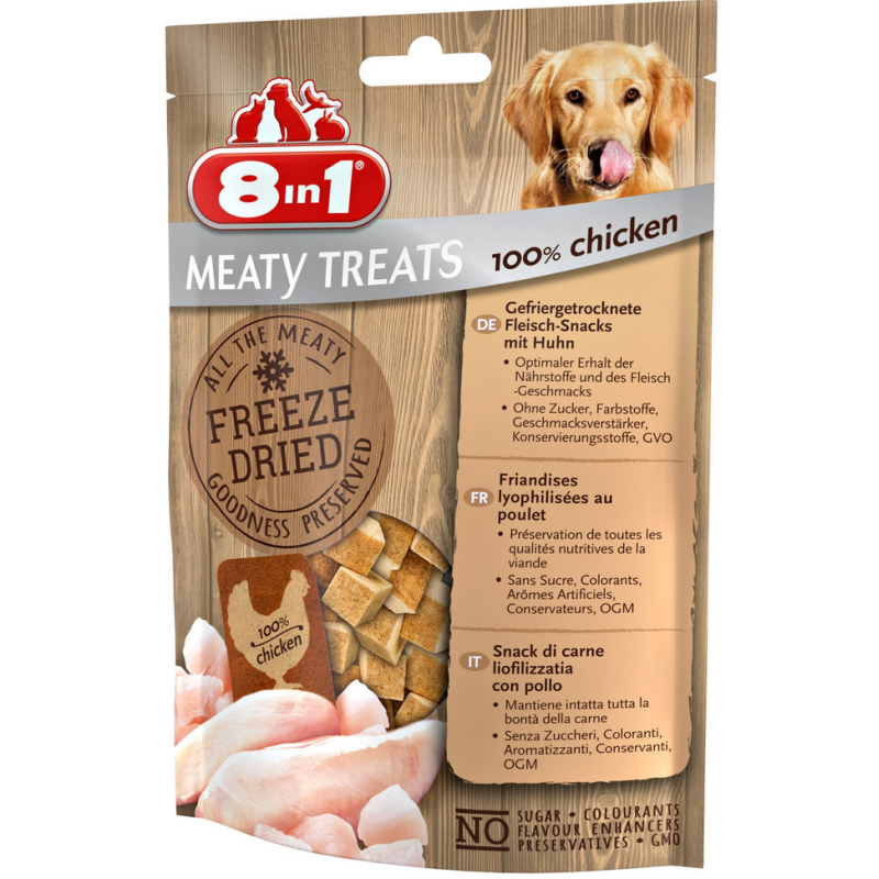 8in1 Przysmak dla psa liofilizowane Freeze Dried kurczak 50g
