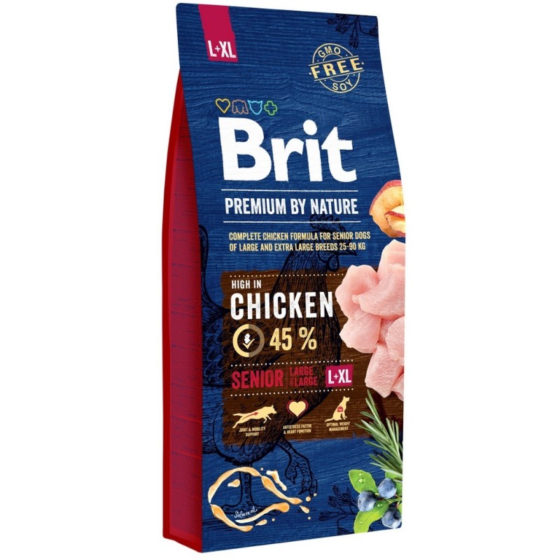 BRIT Premium by Nature Senior L XL 15kg PROMO Krótki termin