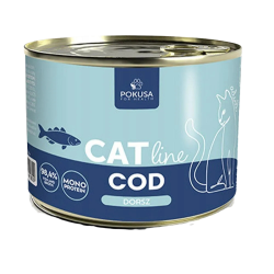 POKUSA CatLine karma mokra dla kotów dorosłych - dorsz 200g