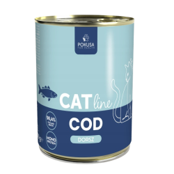 POKUSA CatLine karma mokra dla kotów dorosłych - dorsz 200g