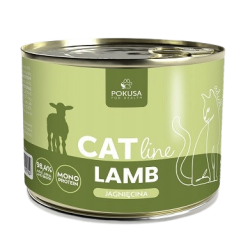 POKUSA CatLine karma mokra dla kotów dorosłych - jagnięcina 400g