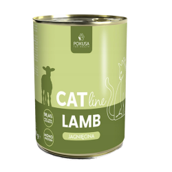 POKUSA CatLine karma mokra dla kotów dorosłych - jagnięcina 400g