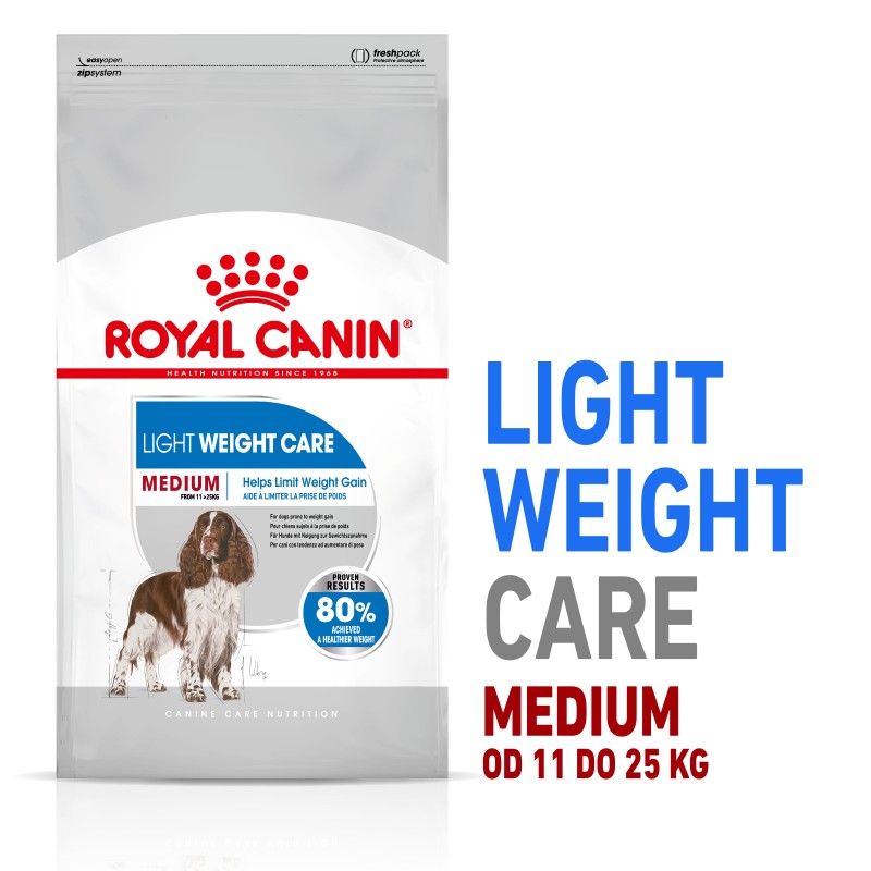 ROYAL CANIN CCN Medium Light Weight Care 12kg PROMO Uszkodzenie