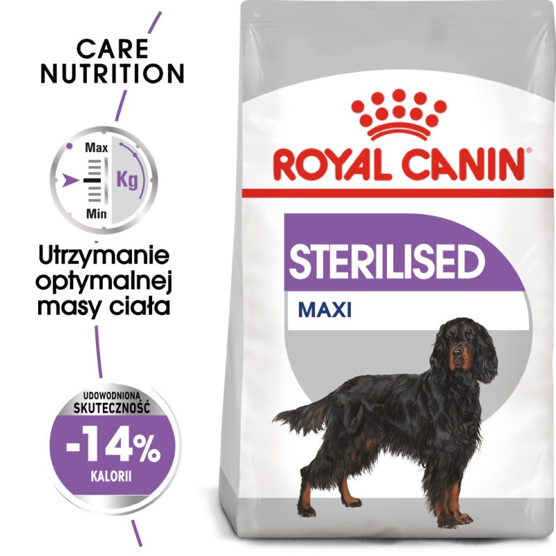ROYAL CANIN CCN Maxi Sterilised 12kg PROMO Uszkodzenie