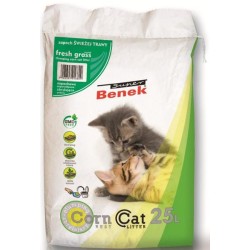 SUPER BENEK Corn Cat Zapachowy - Świeża Trawa 7L PROMO Uszkodzenie