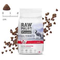 RAW PALEO Ultra Beef Medium and Large Puppy 2kg PROMO Krótki termin