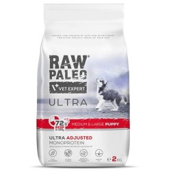 RAW PALEO Ultra Beef Medium and Large Puppy 2kg PROMO Krótki termin