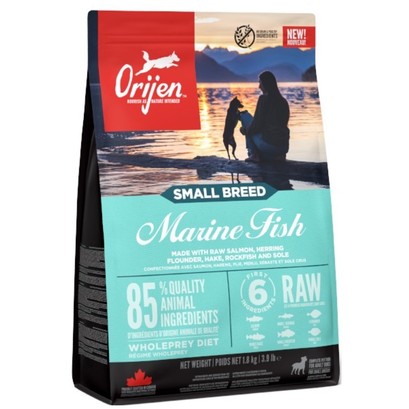ORIJEN Small Breed Marine Fish 4,5kg PROMO Uszkodzenie ubytek