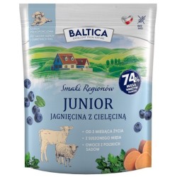 BALTICA SMAKI REGIONÓW Junior Jagnięcina z cielęciną duże rasy 3kg PROMO Krótki termin