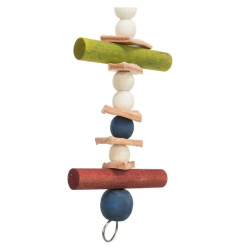 TRIXIE Sznur z koralikami dla papugi falistej i nimfy 28cm