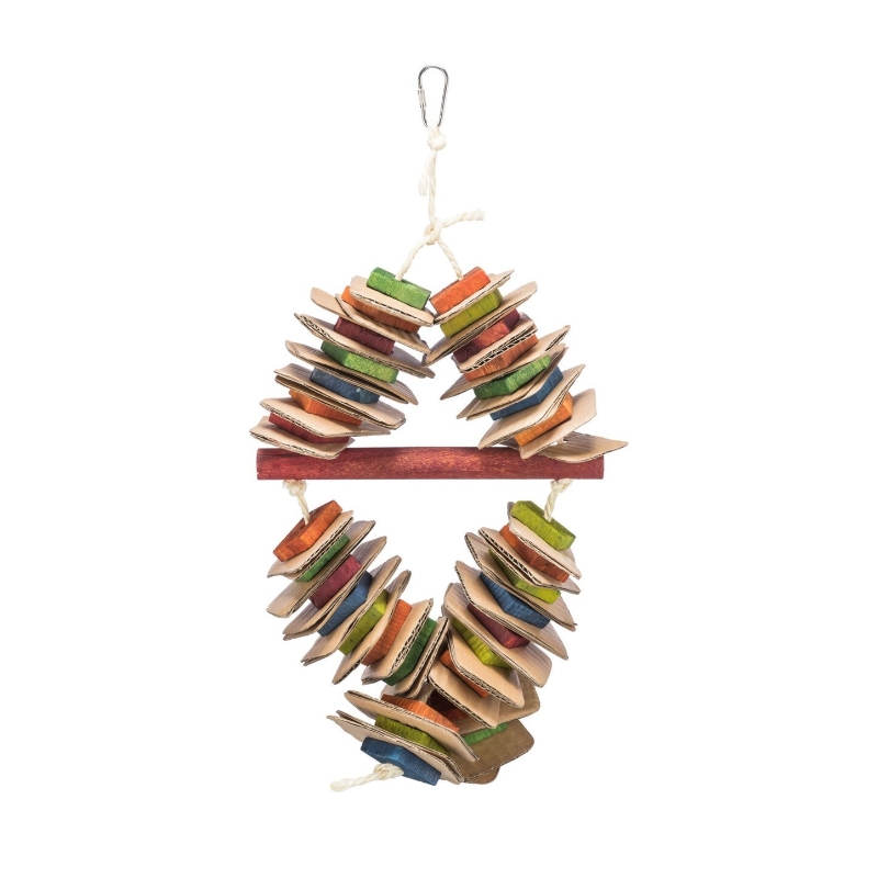 TRIXIE Zabawka drewniana z tekturą 18 × 35cm