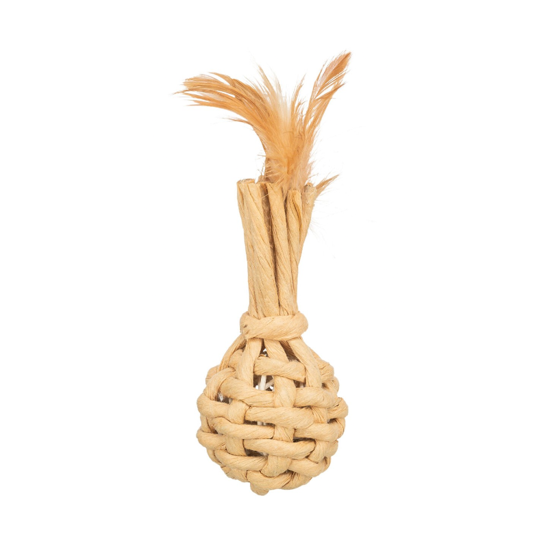 TRIXIE Zabawka dla kota z piórami 15cm