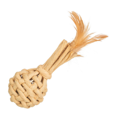 TRIXIE Zabawka dla kota z piórami 15cm