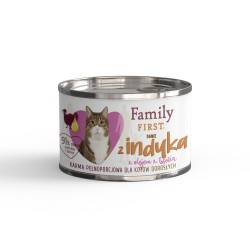 FAMILY FIRST Puszka dla kota Danie z Indykiem 200g