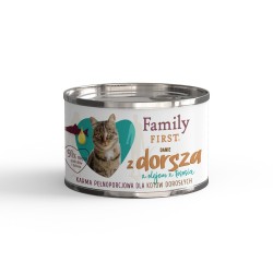 FAMILY FIRST Puszka dla kota Danie z Dorszem 200g