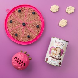 FAMILY FIRST Puszka dla psa Bogata w Indyka z marchewką 400g