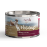 FAMILY FIRST HOLIDAYS Puszka dla psa Jagnięcina/gęś/jabłko 200g