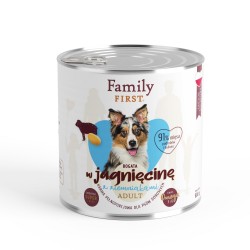 FAMILY FIRST Puszka dla psa Bogata w jagnięcinę z ziemniakami 800g