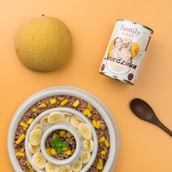 FAMILY FIRST Puszka dla psa Bogata w kurczaka z burakami 400g