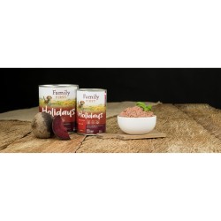 FAMILY FIRST HOLIDAYS Puszka dla psa Wołowina/burak 800g