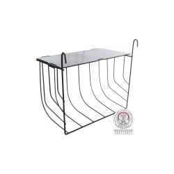 TRIXIE Paśnik wiszący dla królika/gryzoni 25 × 18 × 12cm - czarny